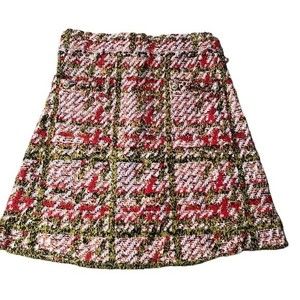 Zara Beaded Elastic Waistband Mini Skirt